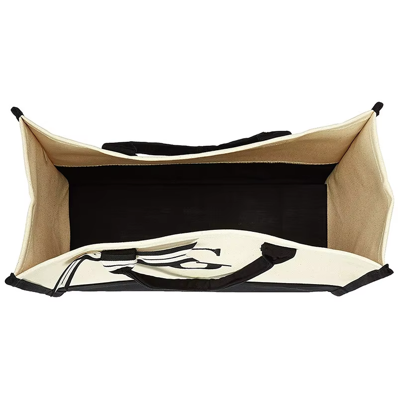 Tote Bag Fashion Canvas Totes Letters Flower Portable Beach Shoulder - Image 4