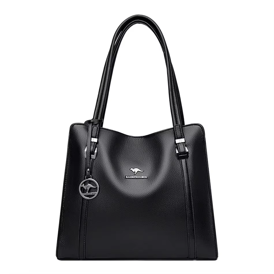 Soft Leather Luxury Handbags Tote - Image 15
