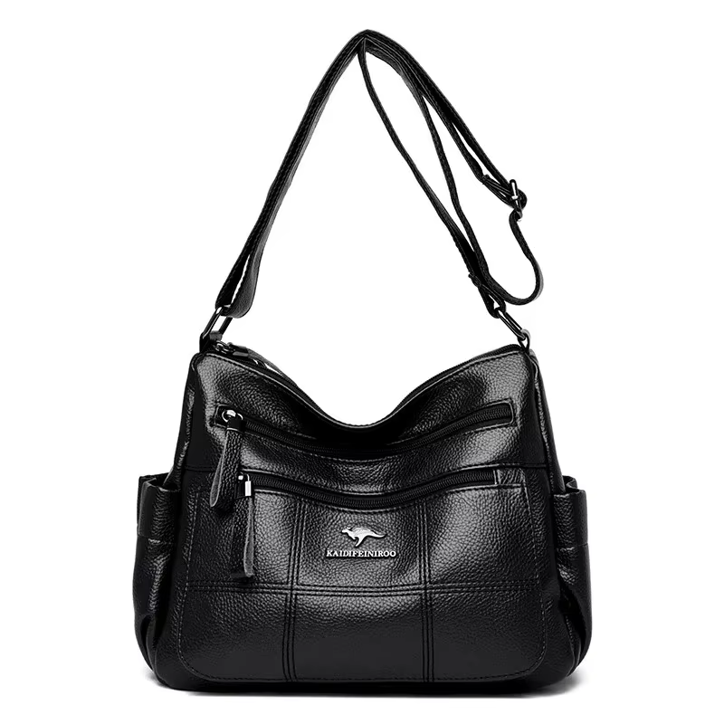 Soft Leather Luxury Handbags Tote - Image 9