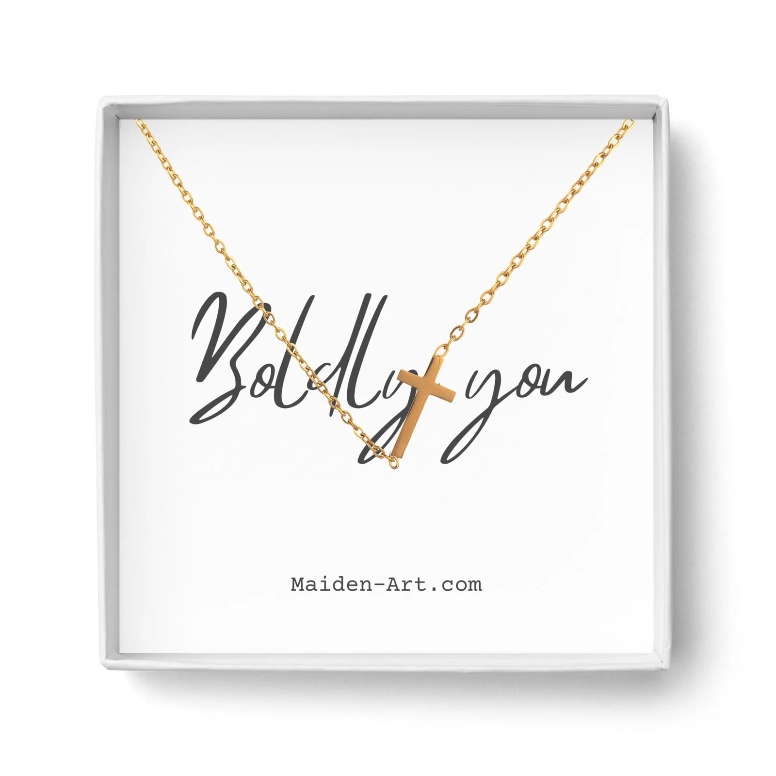 14K Gold Necklace | Gold Plated Cross Pendant Necklace